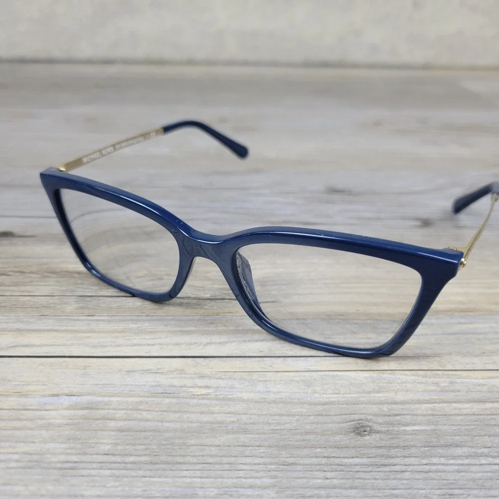 Michael Kors Eyeglasses Frames MK 4069U Hong Kong 3725 Navy Blue Women 54-17-140